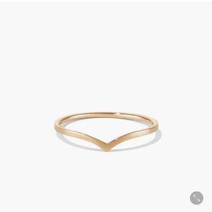 Mejuri Wishbone Ring Size 5